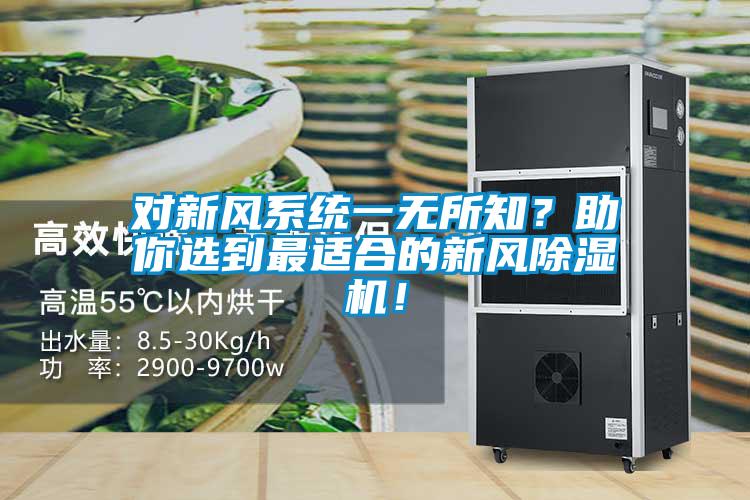 對新風(fēng)系統(tǒng)一無所知？助你選到最適合的新風(fēng)除濕機！