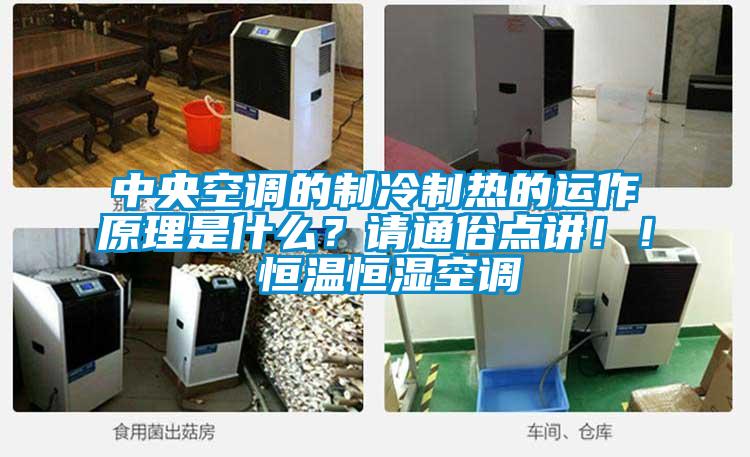 中央空調的制冷制熱的運作原理是什么？請通俗點講?。?恒溫恒濕空調