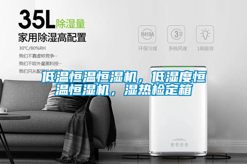 低溫恒溫恒濕機，低濕度恒溫恒濕機，濕熱檢定箱