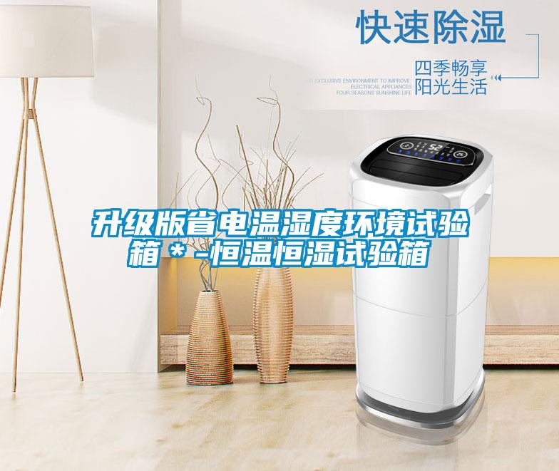 升級(jí)版省電溫濕度環(huán)境試驗(yàn)箱＊-恒溫恒濕試驗(yàn)箱