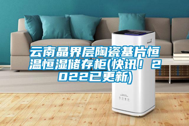 云南晶界層陶瓷基片恒溫恒濕儲存柜(快訊！2022已更新)