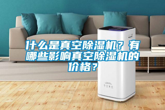 什么是真空除濕機(jī)？有哪些影響真空除濕機(jī)的價格？