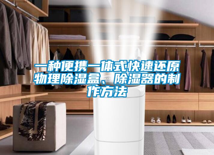 一種便攜一體式快速還原物理除濕盒、除濕器的制作方法