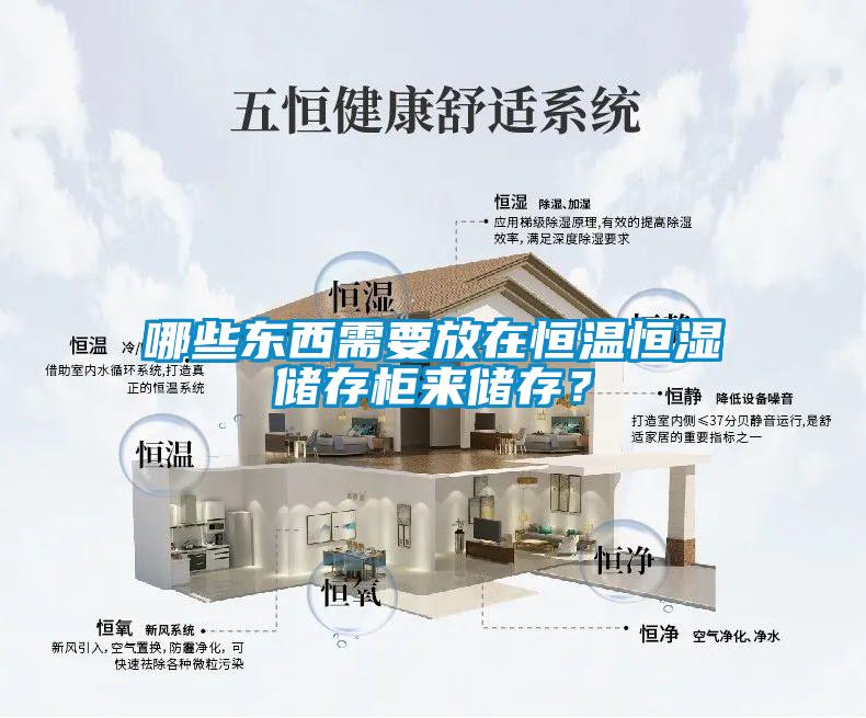 哪些東西需要放在恒溫恒濕儲(chǔ)存柜來(lái)儲(chǔ)存？