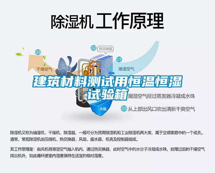 建筑材料測試用恒溫恒濕試驗(yàn)箱