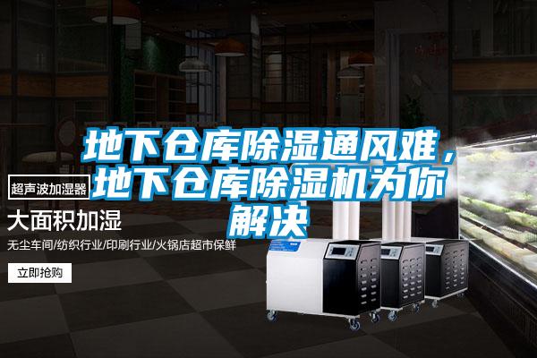 地下倉庫除濕通風(fēng)難，地下倉庫除濕機為你解決