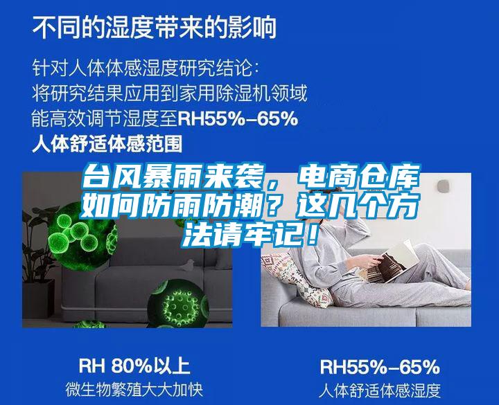 臺風暴雨來襲，電商倉庫如何防雨防潮？這幾個方法請牢記！