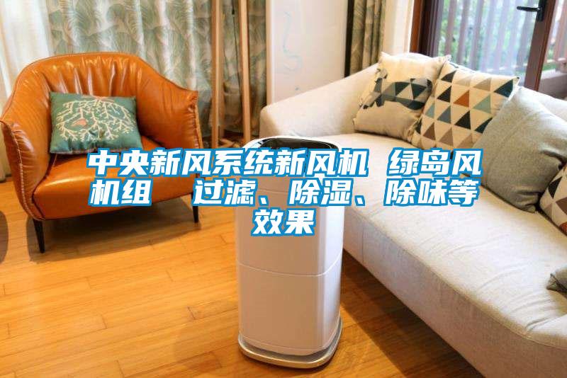 中央新風(fēng)系統(tǒng)新風(fēng)機(jī) 綠島風(fēng)機(jī)組  過(guò)濾、除濕、除味等效果