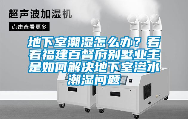 地下室潮濕怎么辦？看看福建百督府別墅業(yè)主是如何解決地下室滲水潮濕問(wèn)題