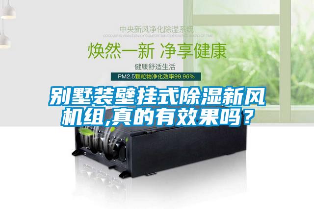 別墅裝壁掛式除濕新風(fēng)機(jī)組,真的有效果嗎？