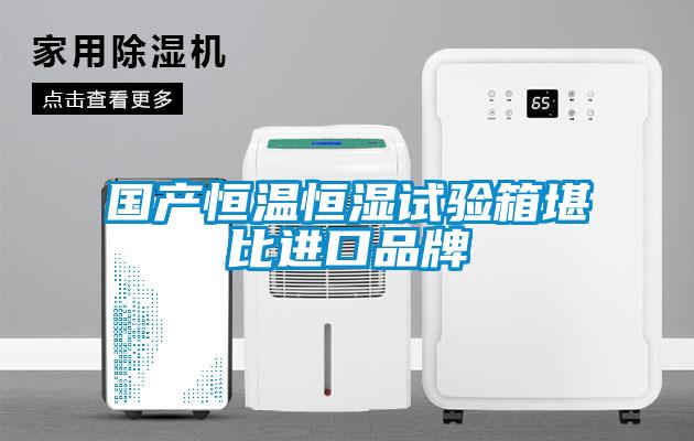 國產(chǎn)恒溫恒濕試驗(yàn)箱堪比進(jìn)口品牌