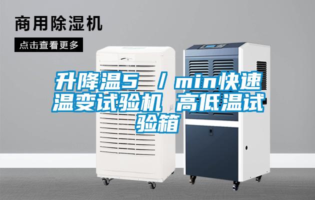 升降溫5℃／min快速溫變試驗機(jī) 高低溫試驗箱