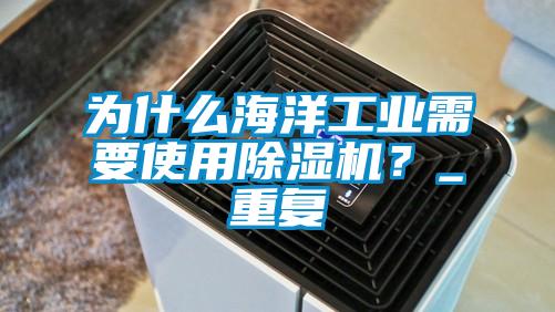 為什么海洋工業(yè)需要使用除濕機(jī)？_重復(fù)