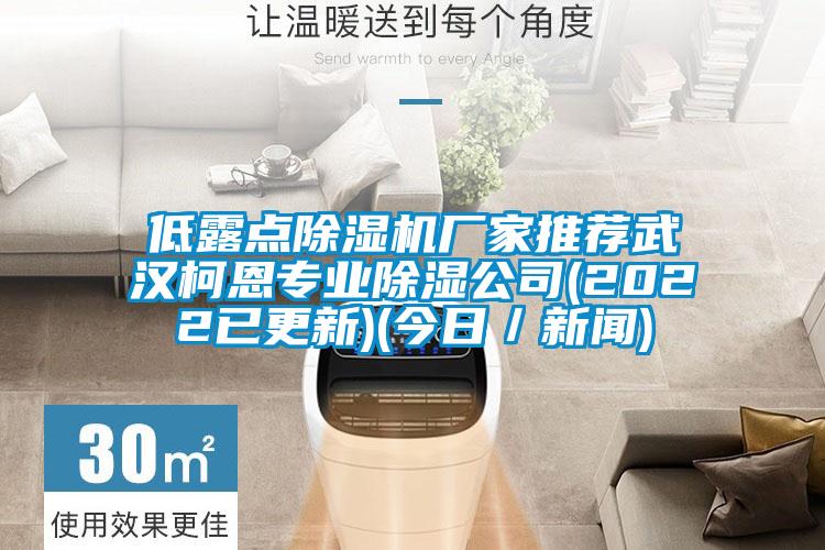 低露點除濕機(jī)廠家推薦武漢柯恩專業(yè)除濕公司(2022已更新)(今日／新聞)