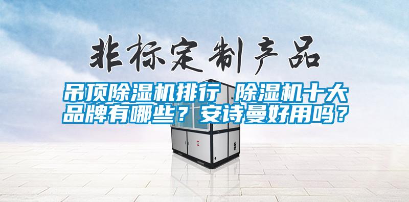 吊頂除濕機排行 除濕機十大品牌有哪些？安詩曼好用嗎？