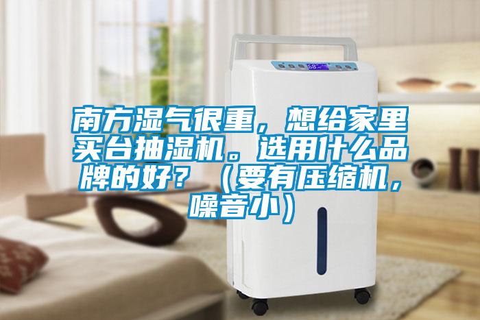 南方濕氣很重，想給家里買臺(tái)抽濕機(jī)。選用什么品牌的好？（要有壓縮機(jī)，噪音?。?></div>
								<div   id=