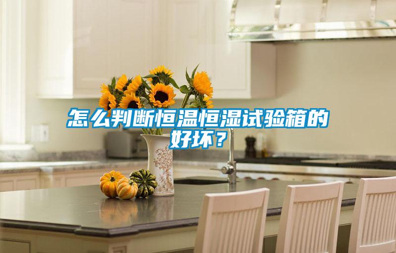 怎么判斷恒溫恒濕試驗箱的好壞？