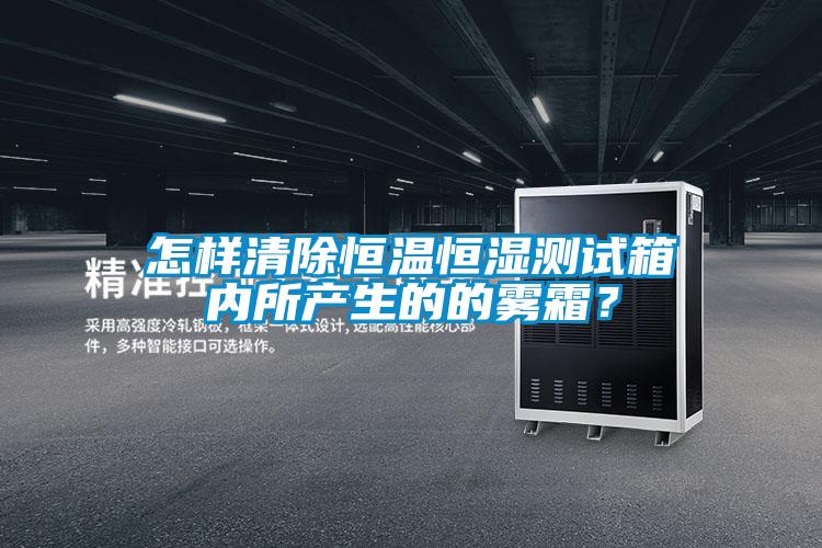 怎樣清除恒溫恒濕測試箱內(nèi)所產(chǎn)生的的霧霜？