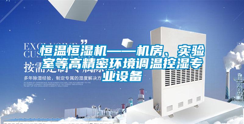 恒溫恒濕機——機房、實驗室等高精密環(huán)境調溫控濕專業(yè)設備