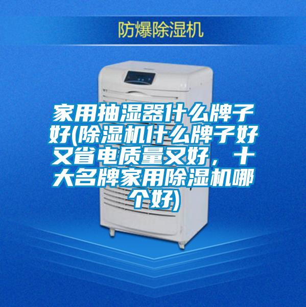 家用抽濕器什么牌子好(除濕機(jī)什么牌子好又省電質(zhì)量又好，十大名牌家用除濕機(jī)哪個好)