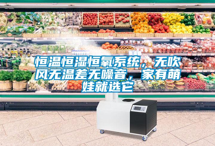 恒溫恒濕恒氧系統(tǒng)，無吹風(fēng)無溫差無噪音，家有萌娃就選它