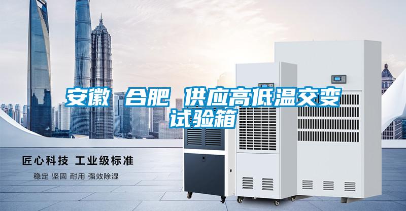 安徽 合肥 供應(yīng)高低溫交變試驗箱
