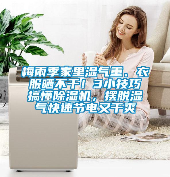 梅雨季家里濕氣重、衣服曬不干！3小技巧搞懂除濕機，擺脫濕氣快速節(jié)電又干爽