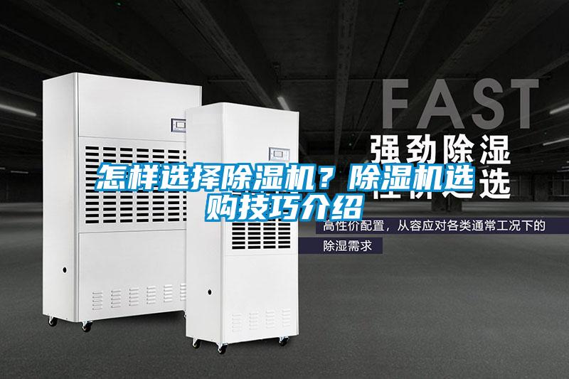 怎樣選擇除濕機？除濕機選購技巧介紹
