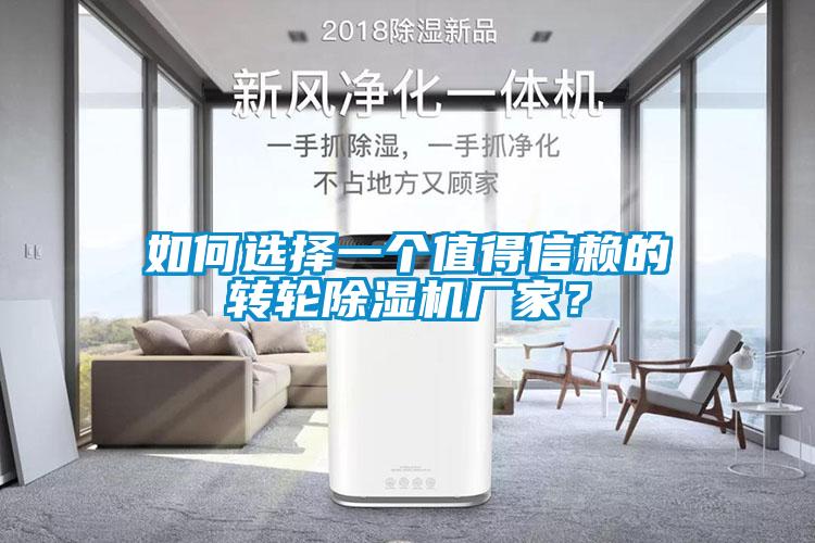 如何選擇一個值得信賴的轉(zhuǎn)輪除濕機(jī)廠家？