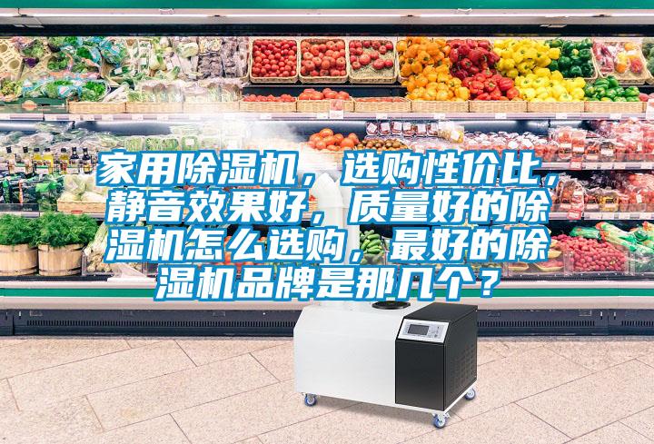 家用除濕機(jī)，選購性價比，靜音效果好，質(zhì)量好的除濕機(jī)怎么選購，最好的除濕機(jī)品牌是那幾個？