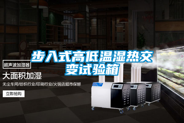 步入式高低溫濕熱交變試驗箱