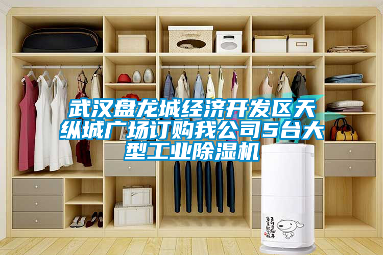 武漢盤龍城經(jīng)濟開發(fā)區(qū)天縱城廣場訂購我公司5臺大型工業(yè)除濕機