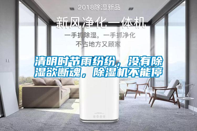 清明時(shí)節(jié)雨紛紛，沒(méi)有除濕欲斷魂，除濕機(jī)不能停