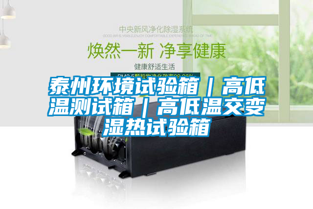 泰州環(huán)境試驗箱｜高低溫測試箱｜高低溫交變濕熱試驗箱