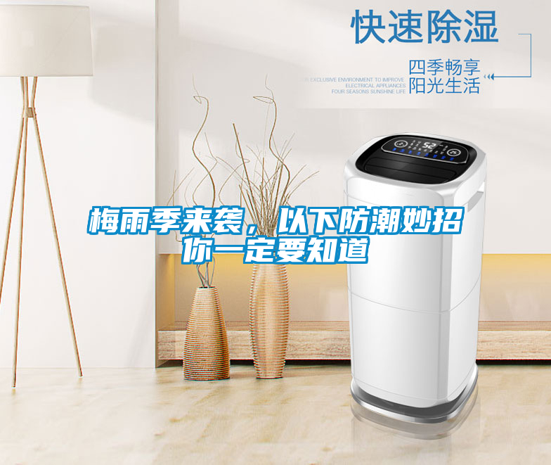 梅雨季來(lái)襲，以下防潮妙招你一定要知道