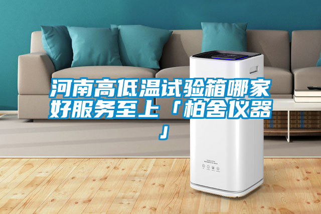 河南高低溫試驗箱哪家好服務至上「柏舍儀器」
