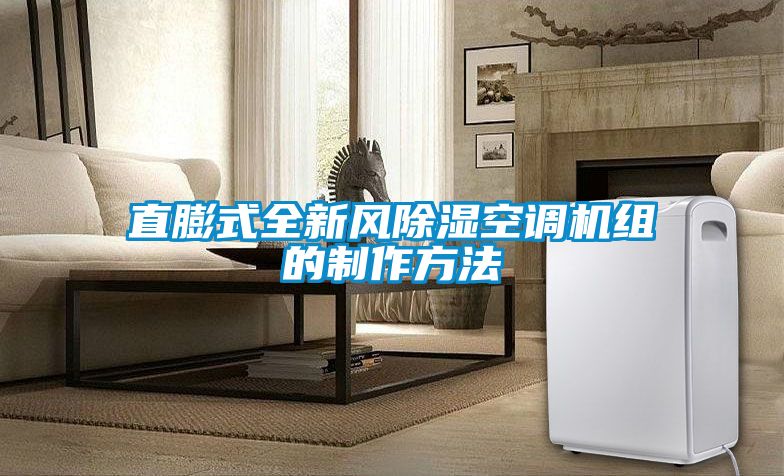 直膨式全新風除濕空調(diào)機組的制作方法