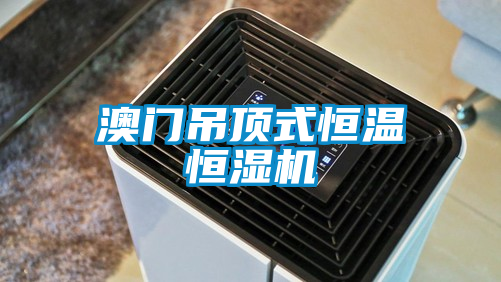 澳門吊頂式恒溫恒濕機(jī)