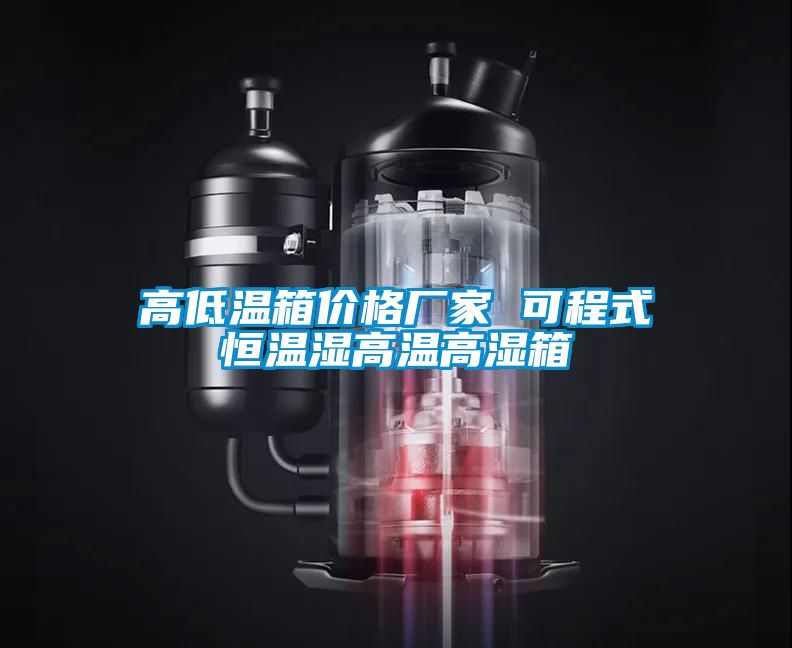 高低溫箱價(jià)格廠(chǎng)家 可程式恒溫濕高溫高濕箱